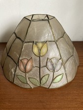 Vintage Capiz Shell Lampshade