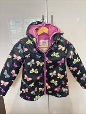 Girls' M&S Navy & Butterflies
