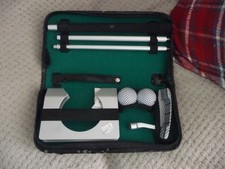 Indoor travel executive golf putter set practice set