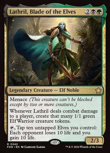 Lathril blade the elves - lathril,,