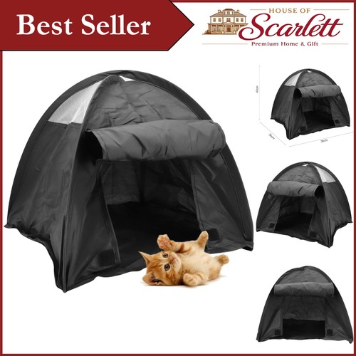 Durable black pet - house, tent