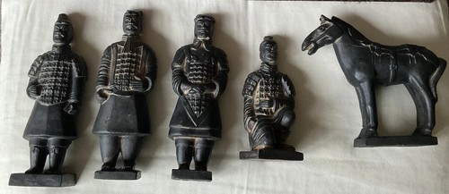 Vtg terra cotta chinese - pc,