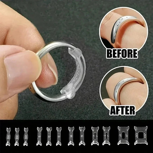 8pcs silicone ring size - 8pcs,