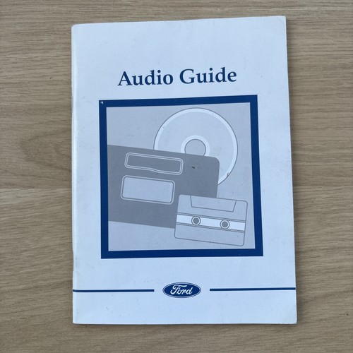 Ford audio guide owners and - ford, cd