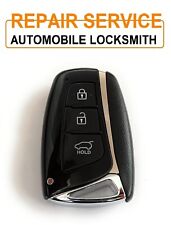 Repair service for Hyundai Santa Fe IX25 IX35 I30 3 Button Smart Key Fob Shell