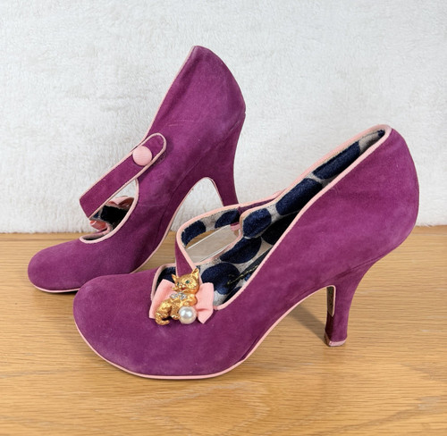 Irregular choice purple suede - irregular,