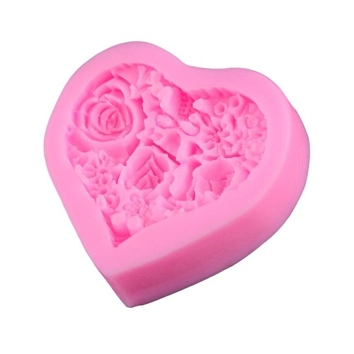 Silicone moulds heart - d,