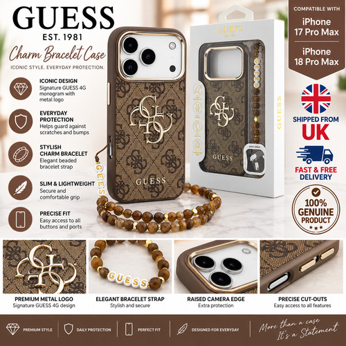 Guess logo pearl bracelet - guess,