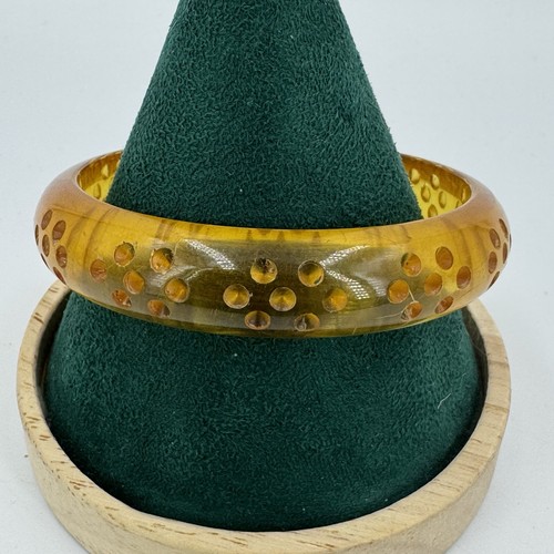 Vintage bakelite bangle - vintage,