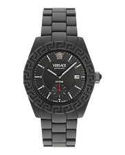 Versace Mens  Black 43mm