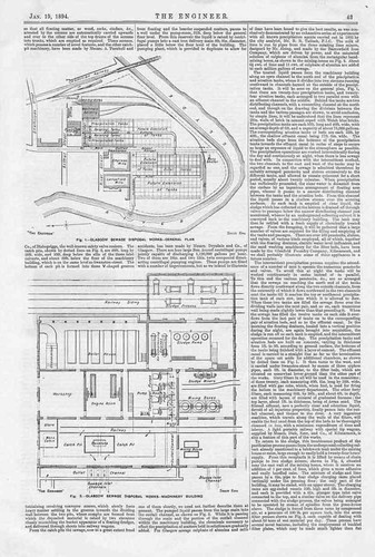 Glasgow sewage disposal works - disposal,