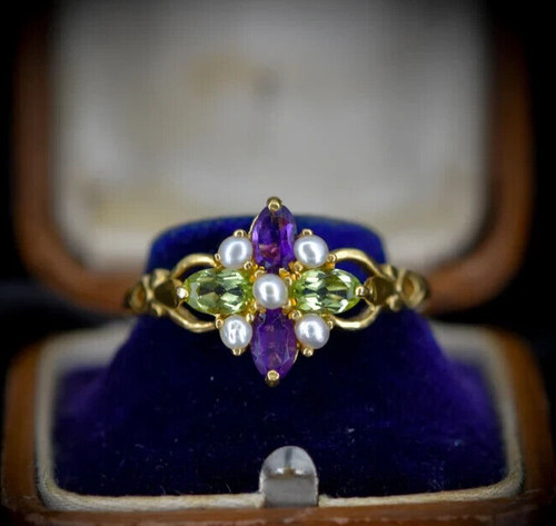 Suffragette cluster ring - suffragette,