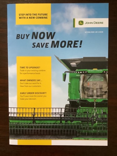 John deere combine harvester - deere,