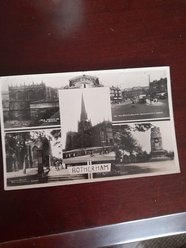 Old postcard rotherham - old,