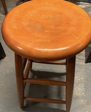 Vintage Solid Wood Bar Stool