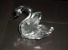 Exquisite Glass Crystal Swan New Gift Boxed