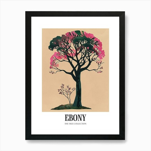 Ebony tree colourful - tree,