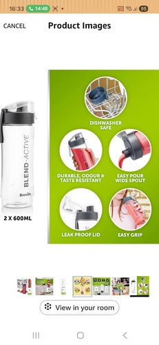 Breville blend active - active, bottle