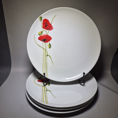 Dunelm red poppy dinner - dunelm,