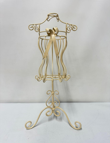 Vintage metal dress form - dress,