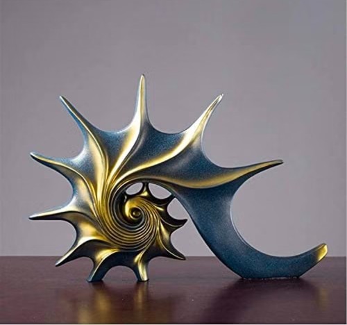 Large resin shell - large, ornament