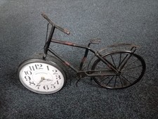 Kensington Vintage Iron Bike Clock Retro Station Bicycle Timepiece