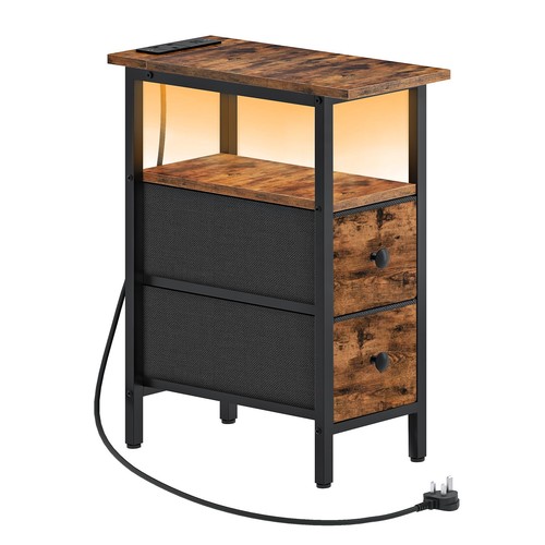 Slim bedside table with - slim,