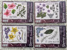 4 x sets rubber stamps by