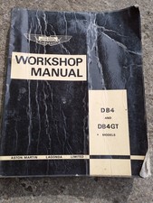 Aston martin DB4 and DB4GT workshop manual