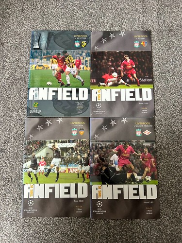 Liverpool programmes bundle - fc,