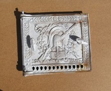 Antique cast iron door with