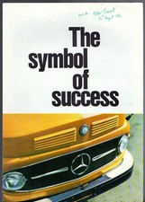 Mercedes-Benz Tractor Units 1966-67 UK Advertising Supplement Foldout Brochure 
