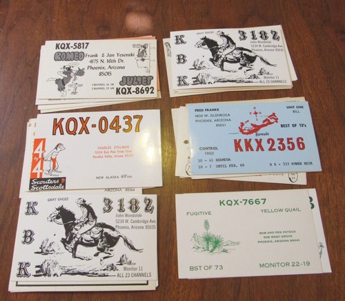 Qsl ham radio - ham, card