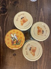 Honey Big Round Glass Jars 480ml