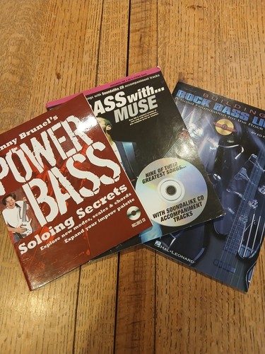 Bass guitar tuition books