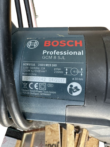 Bosch gcm sjl 110v sliding - bosch,