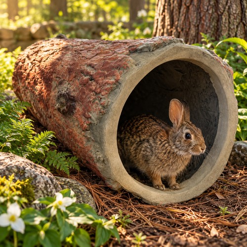 Extra large hollow log - hollow,