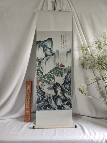 Vintage chinese hanging scroll - vintage,