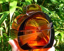 Stunning Art Deco Moser Amber
