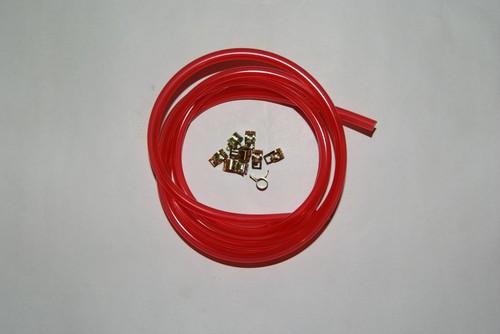 Carburetor vent hose kit red - carburetor,