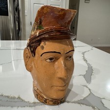 VTG Mexican Pottery Face Jug