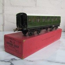 Hornby O Gauge No2 SR Southern All 3rd Corridor Coach Boxed - Very Good