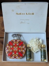 Baci Milano MaRoc & Roll Porcelain Diffuser Bottle Set -With Oils - Decor