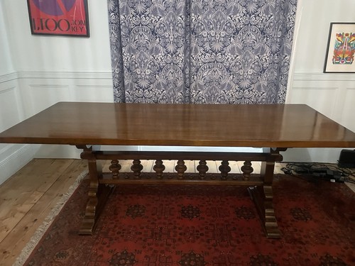 Oak refectory table - oak,
