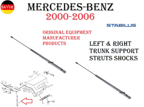 Mercedes trunk support - mercedes,