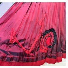 Ivan Grundahl Red Maxi Skirt