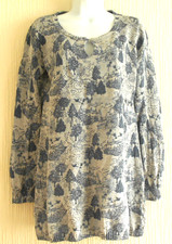 Mantaray  "Cottages" Tunic Top