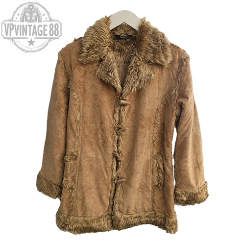 Vintage women afghan tan - women’s,
