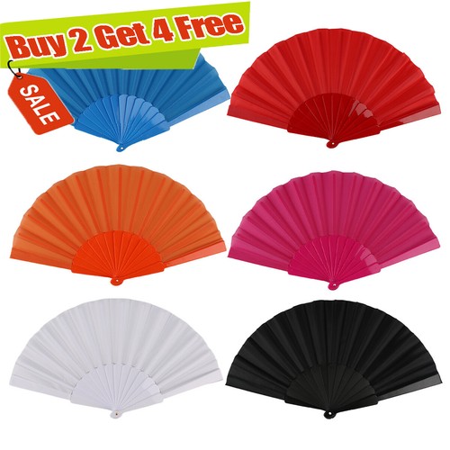 Ladies hand held folding fan - ladies,