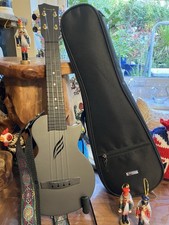 Enya Nova Soprano Ukulele Black With Gig Bag And Handmade Strap